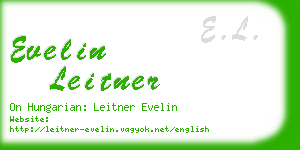 evelin leitner business card